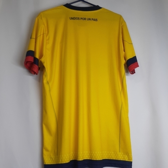 Futbol Football Soccer Jersey size Large Yellow‎ EUC - Picture 5 of 9